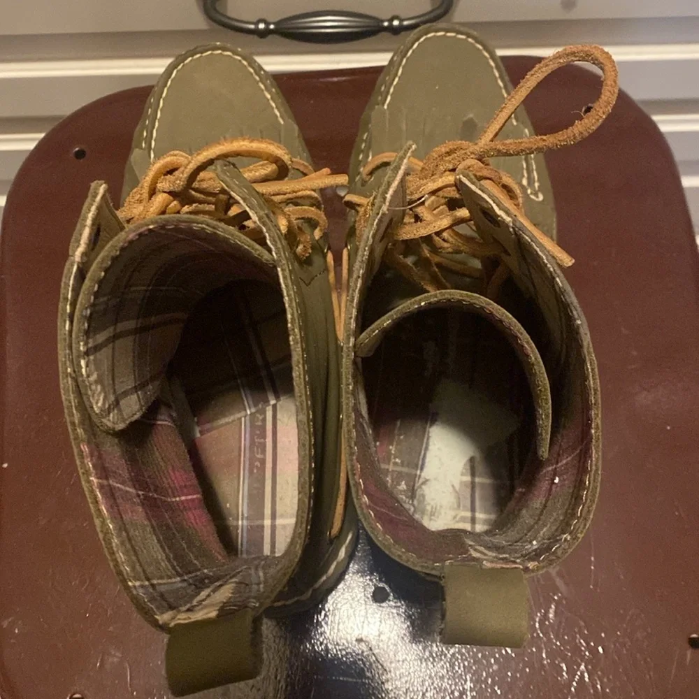 Sperry Top-Sider green boots. Women’s Size 10 - Picture 4 of 16